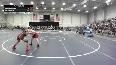 152 lbs Round 2 (3 Team) - Justin Race, Sherburne-Earlville Sr HS vs Amato Natale, Port Jervis Sr HS