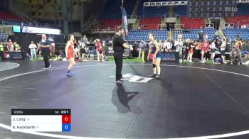 122 lbs Rnd Of 128 - Jaiden Long, Ohio vs Kaitlin Hackbarth, Wisconsin