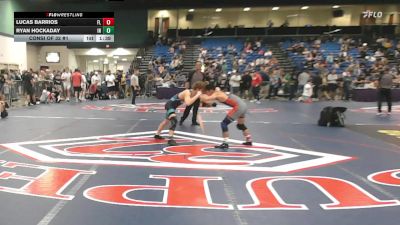 126 lbs Consi Of 32 #1 - Lucas Barrios, FL vs Ryan Hockaday, IN
