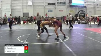 120 lbs Quarterfinal - Gavin Gonzales, Ironwood Eagles vs Jayven Valdez, Gumps