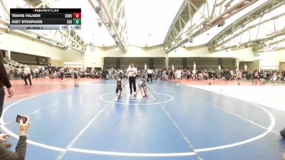 53 lbs Rr Rnd 2 - Travis Palmer, South Side ES vs Joey Stoupakis, Garden State Grapplers