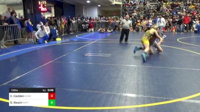 116 lbs Round Of 16 - Cameron Cadden, Rambler W.C. vs Gannon Beach, Mayfield May Academy