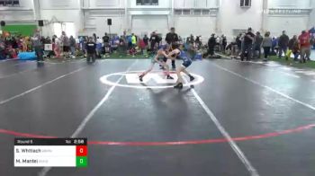 60 lbs Prelims - Sara Whitlach, Warner Elite vs McKenzie Mantei, Dundee W.C.