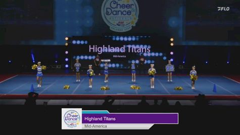 Highland Titans - Mid-America [2024 Northern Indiana Pop Warner Tuesday] 2024 Pop Warner National Cheer & Dance Championship