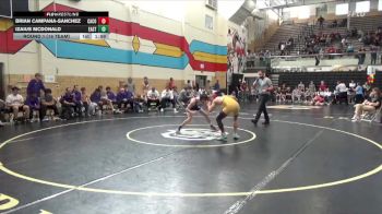 120 lbs Round 1 (16 Team) - Izaius McDonald, Cheyenne East vs Brian Campana-Sanchez, Campbell County