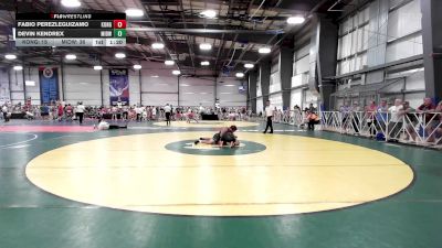 195 lbs Rr Rnd 1 - Fabio Perezleguizamo, KongKrete Wrestling Academy vs Devin Kendrex, Midwest RTC