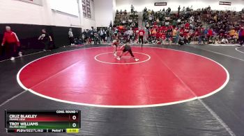 106 lbs Cons. Round 1 - Troy Williams, Palmer Ridge vs Cruz Blakley, Prairie View