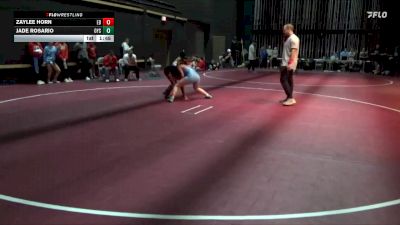 S-4 lbs Cons. Round 1 - Zaylee Horn, East Buchanan vs Jade Rosario, OYSA