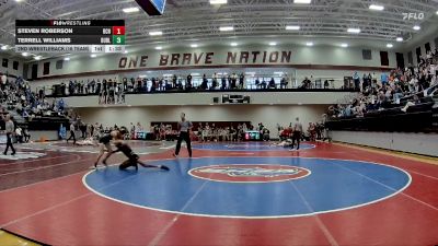 126 lbs 2nd Wrestleback (16 Team) - Steven Roberson, Brantley County HS vs Terrell Williams, Dublin