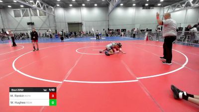 95 lbs Semifinal - Michael Rankin, Ruthless Wrestling Club vs Will Hughes, Roundtree Wrestling Academy