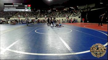 58 lbs Quarterfinal - Kristopher Henry, Powerhouse Gold vs Uriah Guebara, Maize WC