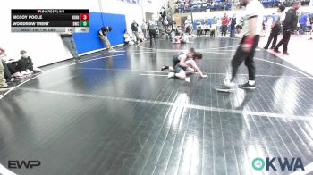 90 lbs Rr Rnd 1 - McCoy Poole, Hornet Wrestling vs Woodrow Trent, Bartlesville Wrestling Club