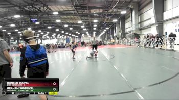 68 lbs Rd# 10- 4:00pm Saturday Final Pool - Hunter Young, East Coast Elite vs Graham Sandoval, Oklahoma Outlaws Red