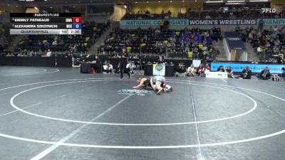 131 lbs Quarterfinal - Alexandra Szkotnicki, McKendree University vs Emmily Patneaud, Iowa