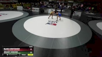 175 lbs Champ. Round 2 - Blake Christensen, Ukiah High School Wrestling vs Brodey Sanchez, Golden Hawks Wrestling Club