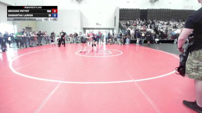 Quarterfinal - Brooke Pettet, Pride WC vs Samantha Larkin, Old Bridge