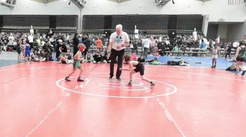 47 lbs Rr Rnd 2 - Zachary Kauffmann, American MMAW - K3 vs River Rogers, Rabbit Wrestling Club - K3