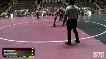 182 lbs Semifinal - SAVIAN GRAHAM, McAdory High School vs MASON HUSSEY, Pike Road School