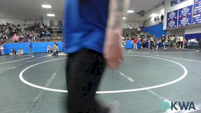 160-HWT lbs Rr Rnd 1 - Kyle Barnett, Morris Wrestling Association vs Kenzie Church, Skiatook Youth Wrestling