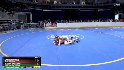 120 lbs Cons. Round 3 - Landon O`Neil, Mountain Ridge vs Julian Salazar, Mountain View Marana