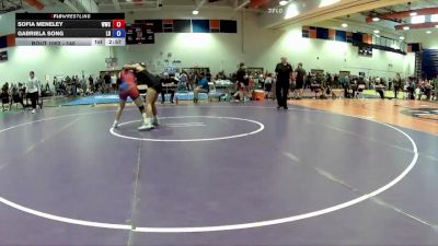 140 lbs Round 1 - Sofia Meneley, Williamsburg Wrestling Club vs Gabriela Song, Legacy Dragons