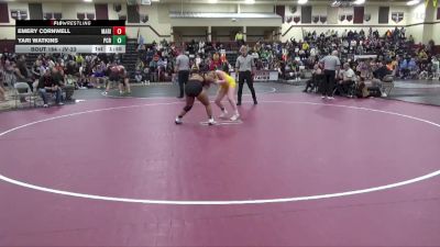 JV-23 lbs Semifinal - Emery Cornwell, Marion vs Yari Watkins, Prairie, Cedar Rapids