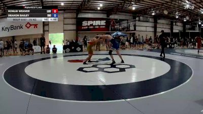 79 kg Cons. Round 3 - Konlin Weaver, Lucha RTC vs Deakon Bailey, Bearcat Wrestling Club