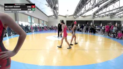 100 lbs Rr Rnd 3 - Peyton Bishop, CT Whale Girls vs Bella Manno, MGW Coral Cuties