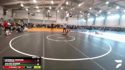 61 lbs Cons. Round 2 - Steven Barber, Spartan Mat Club vs Leonidas VanHuss, NTX Wrestling