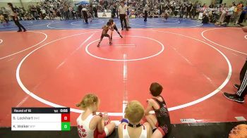 49 lbs Round Of 16 - Shayne Lockhart, Bentonville Wrestling Club vs King Walker, Tulsa Blue T Panthers