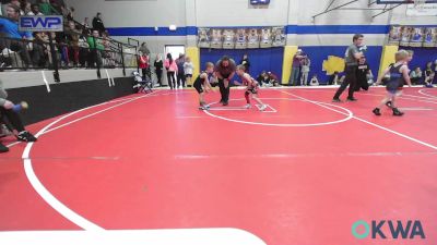 46 lbs Consi Of 4 - Easton Nalder, Skiatook Youth Wrestling vs Moxin Hammans, Warner Eagles Youth Wrestling