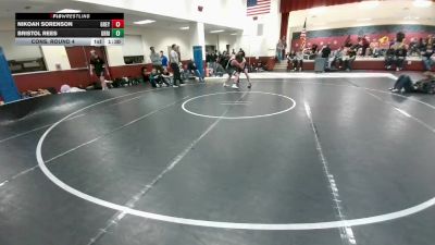 175 lbs Cons. Round 4 - Bristol Rees, Green River vs Nikoah Sorenson, Greybull/Riverside
