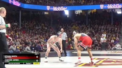 174 lbs Round Of 16 - Ethan Smith, Ohio State vs Carver James, Illinois