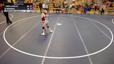 125-130 lbs Champ. Round 2 - Trista Gessler, MN vs Vi Anderson, SD