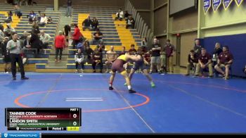 125 lbs Cons. Round 2 - Tanner Cook, Montana State University-Northern (Mont.) vs Landon Smith, Embry-Riddle Aeronautical University (Ariz.)