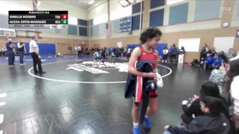 125lbs Cons. Round 7 - Giselle Rogers, Todd Beamer (Girls) vs Alexa Ortiz-Marquez, Kelso (Girls)