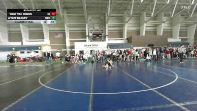 43 lbs Quarterfinal - Kolt Van Orden, Shootbox Rigby vs Wyatt Barney, Payson Lion Wrestling Club