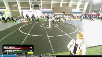 120 lbs Cons. Round 4 - Corbinian Hendricks, East Idaho Elite WC vs Bear Winter, Sanderson Wrestling Academy