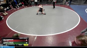 138 lbs Champ. Round 2 - Ian Anderson, Moses Lake vs Logan Utecht, West Valley (Spokane)