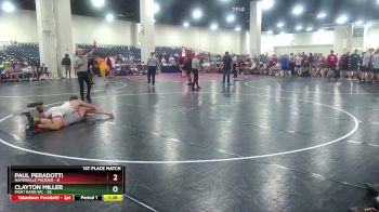 165 lbs Finals (2 Team) - Clayton Miller, Fight Barn WC vs Paul Peradotti, Naperville Phoenix