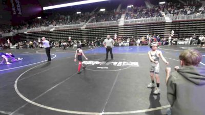 54 lbs Semifinal - Bowen Hackbarth, Bozeman WC vs Rowyn Brethauer, Bear Cave