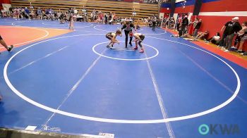 80-86 lbs Rr Rnd 2 - Tristan Peters, Claremore Wrestling Club vs Cael Holcomb, Pawhuska Elks Takedown