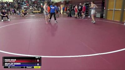 14U-9 lbs Round 2 - Maxx Solie, Jesup Mat Club vs Braylen Bieber, Indee Mat Club