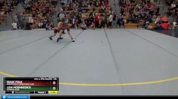 95 lbs Quarterfinal - Isaac Folk, Dakota Boyz Wrestling Club vs Levi Moenkedick, Scoring Edge