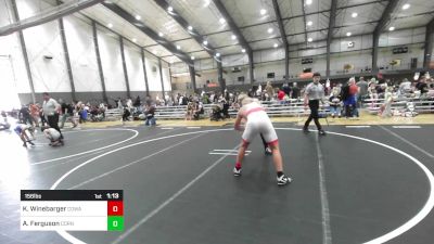 156 lbs Rr Rnd 5 - Kale Winebarger, Cowa vs Archer Ferguson, Cornerstone Mat Club