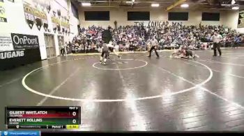 160 lbs Cons. Semi - Gilbert Whitlatch, Tillamook vs Everett Rollins, Seaside