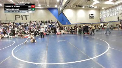 54 lbs Champ. Round 3 - Jamison Bunker, TUG vs William Rosas, Sanderson Wrestling Academy