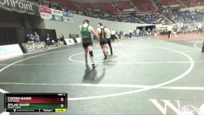4A-215 lbs Cons. Semi - Dylan Sharp, Sweet Home vs Cayden Baker, Scappoose
