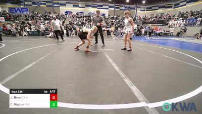 88 lbs Semifinal - Jagger Bryant, F-5 Grappling vs Cason Rigdon, Piedmont