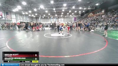 108 lbs Champ. Round 1 - Waylon Scott, Top Dog WC vs Brandon Hemmelman, Wolfpack WC